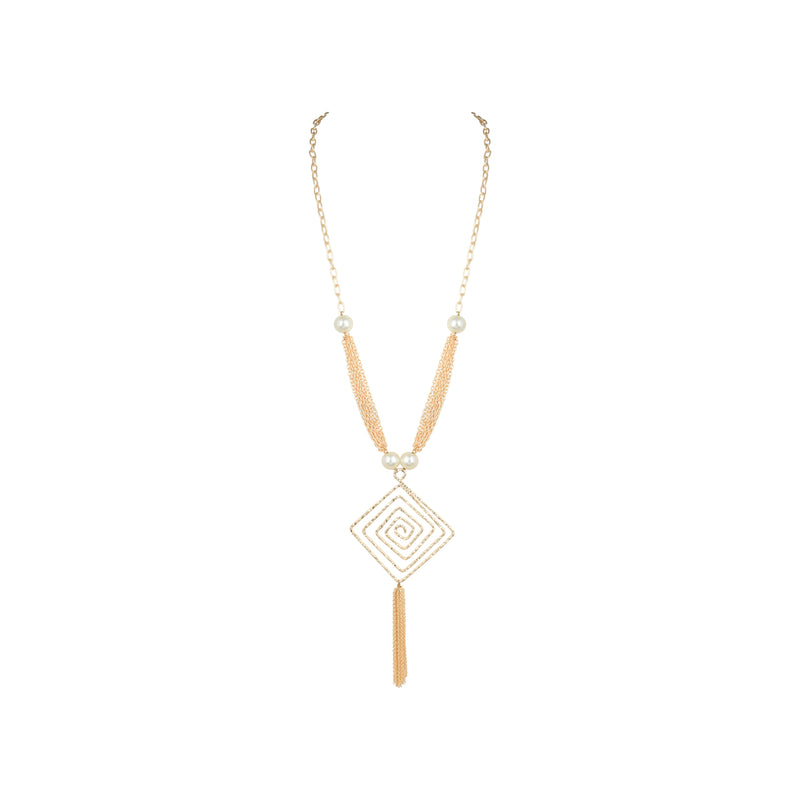 Thea Chain tassel neckpiece