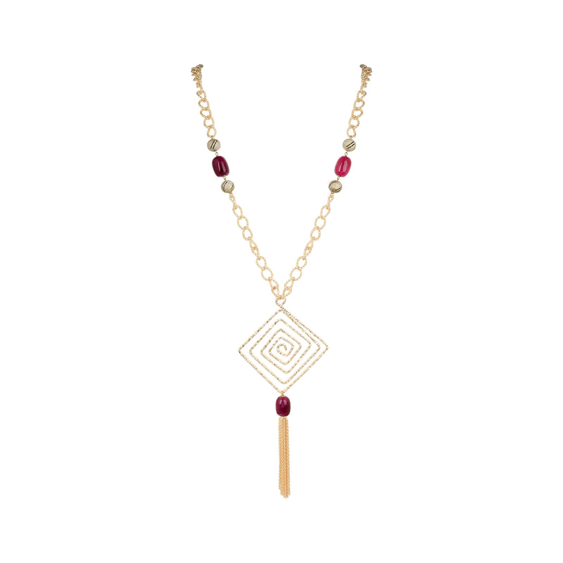 Thea Chain tassel neckpiece