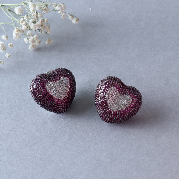 Heart Studs
