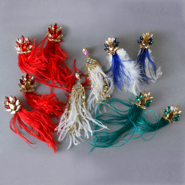 FEATHER EARRINGS