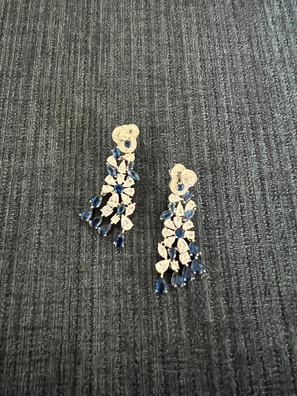 Blue Saphire Earrings