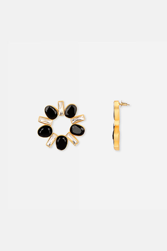 Leila Black Studs