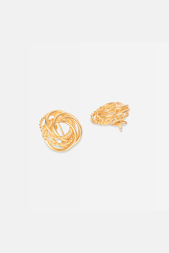 Gold Knot Studs