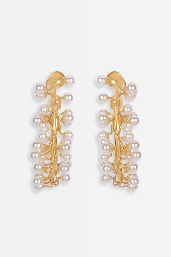 Alina Pearl Hoops